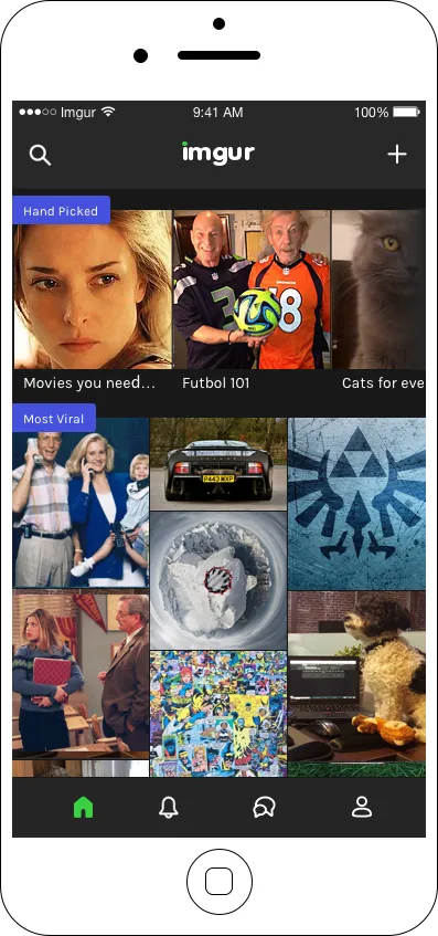 Collections homepage